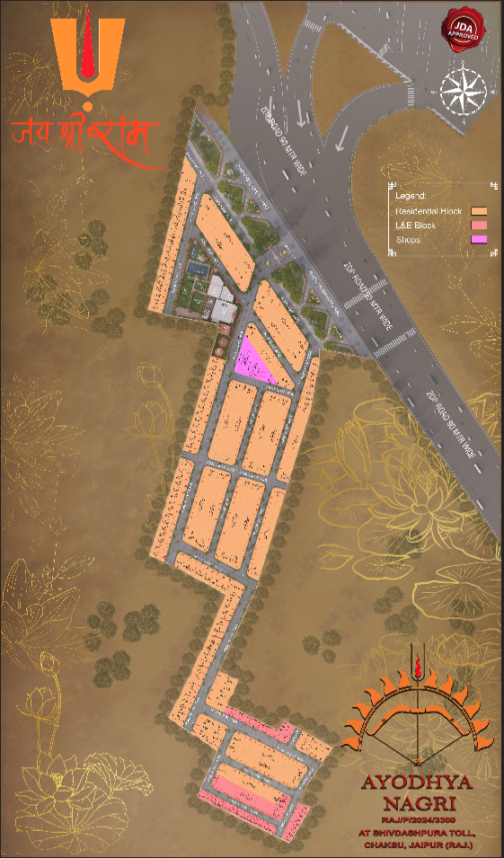 Plots available at Ayodhya Nagari Jaipur on Tonk Road